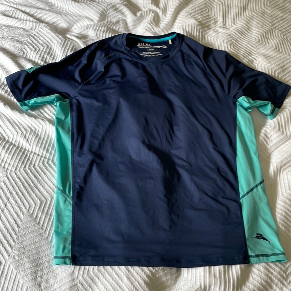 Tommy Bahama Men’s XL Relax UPF 30 T-shirt Blue